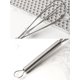 thumbnail image 3 of 1pc Stainless Steel Multifunction Whisk, 13cm Mini Simple Egg Beater, For Home, 3 of 5