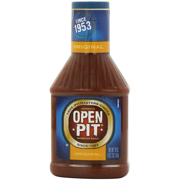 Open Pit Barbecue Sauce, Original, 18 Ounce (Pack of 6)