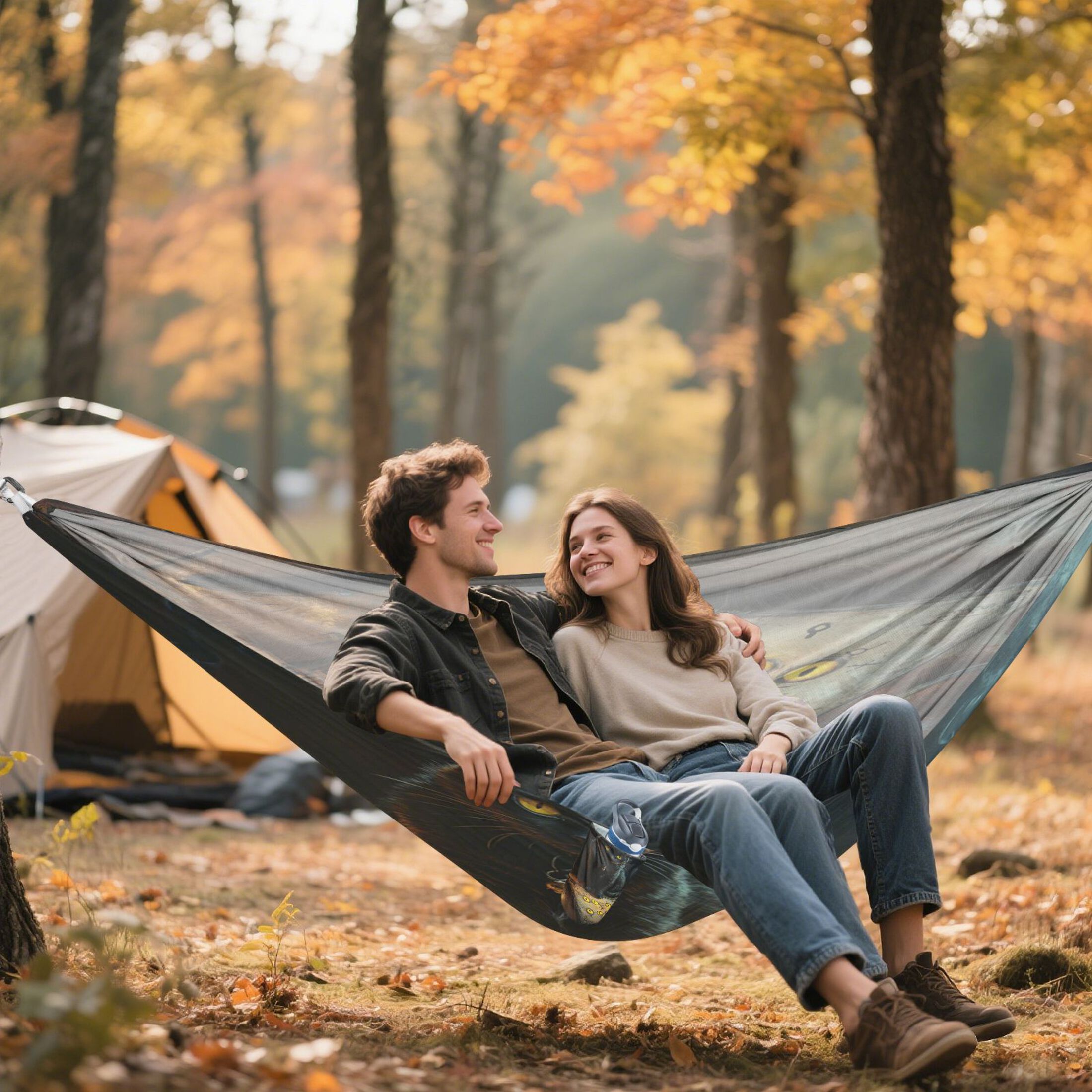 Hammock Camping Hammock Nylon Portable Hammock Travel Camping Hammock Classical Cat