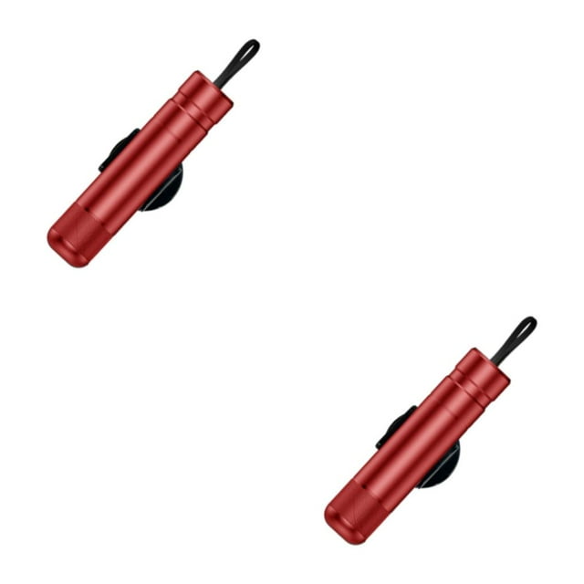 yingyy Efficient Window Breaker And Cutter - For Emergency Situations Easy To Carry Car Safety Hammer Escape Hammer red 2Set