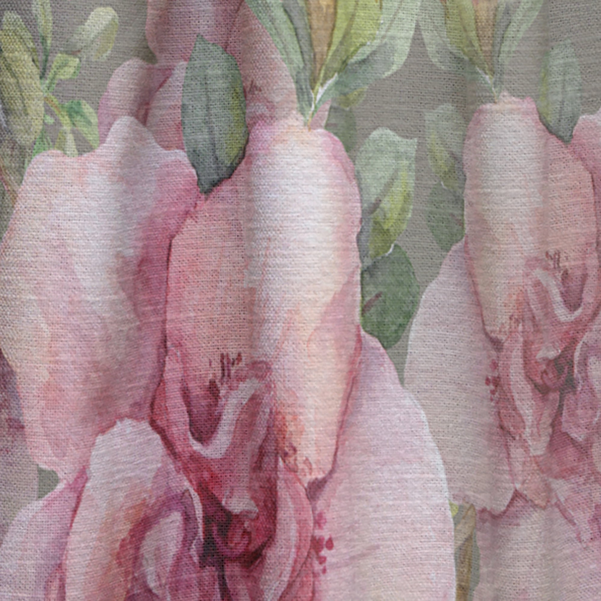 Designart 'Blossom Pink L' Floral Curtain Panel