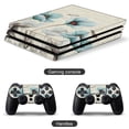 thumbnail image 4 of Fall Farm Teal Flower Oil Painting Art PS4/PS4 Pro/PS4 Slim Skin Sticker For Console And Controller Skins, 4 of 6