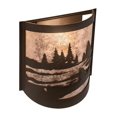 thumbnail image 7 of Meyda Tiffany 200795 Canoe At Lake Right 12" Tall Wall Sconce - Bronze, 7 of 7
