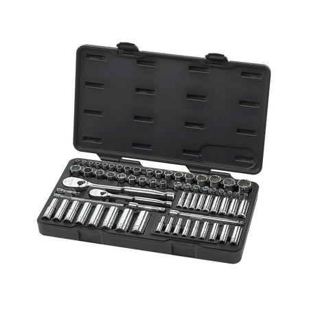 

GearWrench 83000 68-Piece SAE/Metric 1/4 in. & 3/8 in. Drive 6 & 12 Point Socket and Wrench Set