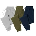 thumbnail image 3 of BenBen Women's Sweatpants 3-Pack – Soft Athletic Jogger Pants for Workout & Lounge, 3 of 6