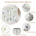 thumbnail image 2 of Plant Shower Curtain, Green Plants Herb Floral Bathroom Curtain, Green Leaves Botanical Shower Curtain Set with 12 Hooks for Bathroom 72Wx72L inch, 2 of 6