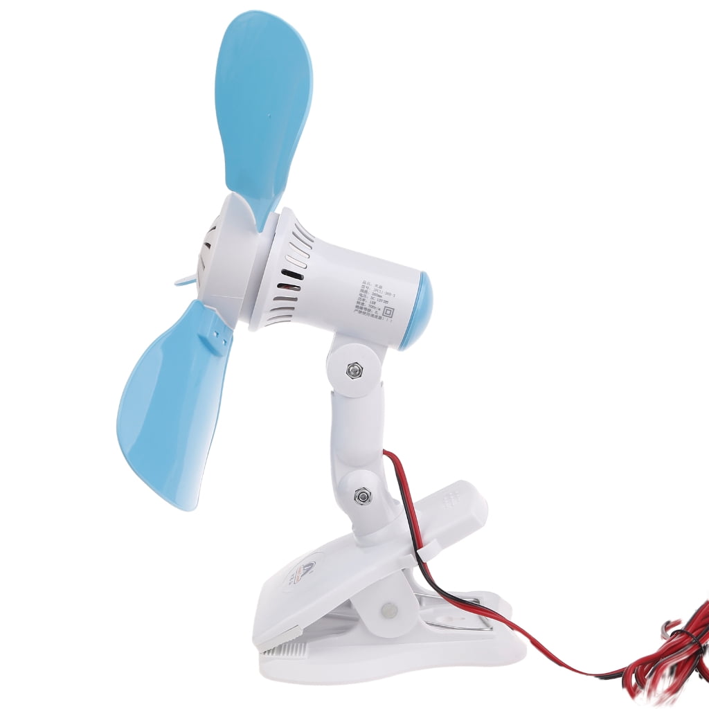 Zeiwohndc 12V Car Fan with 240cm Power Cord Versatile Cooling Solution for BBQ Camping