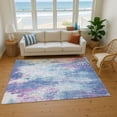 thumbnail image 7 of Addison Rugs Mayfield Premium Machine Washable Transitional Abstract Blue Rectangle Rug, 5' x 7'6", 7 of 7
