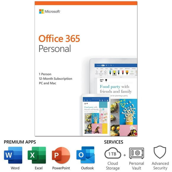 Microsoft Office 365 Personal, English