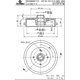 thumbnail image 2 of 2 DISCOS VENTILADOS Traseros - Compatible con VOLKSWAGEN Pointer Truck 1.8L L4 1999 - 2010 BREMBO ., 2 of 5
