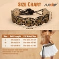 thumbnail image 6 of Women's Western Wide Belt Cowgirl Boho Disc Belt for Dresses Jeans, 6 of 6