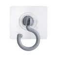 thumbnail image 1 of Ganchos de Pared Adhesivos Giratorios de 360° - Perchas Adhesivas Sin Taladro para Cocina, Baño y Organización Del Hogar - Plástico Abs Resistente con Pegamento Sin Dejar Rastro - 8,5 X 7,5 X 7,5 Cm, 1 of 2