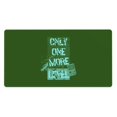thumbnail image 1 of Large Mouse Pad, Abstract Green Game Mode Slogan Non-Slip Waterproof Rubber Keyboard Office Desk Pads Mousepad, 29.5 x 15.8 inches 3mm Thick, 1 of 7