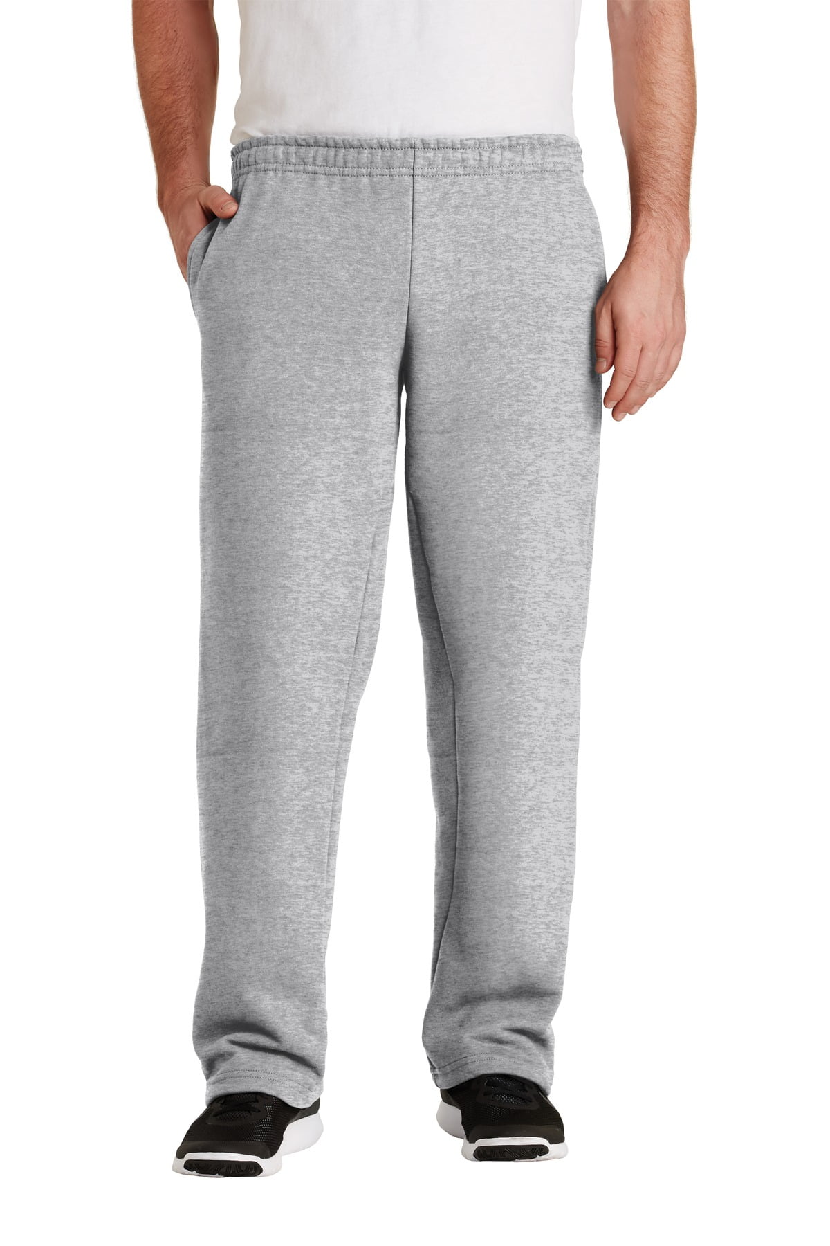 open hem sweatpants