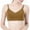 Brown, variant on JAKANYQ Woemens Brassiere V Neck Sports Bras For Thin Straps Padded Yoga Basic Wireless Bra Camisole Classic Lightweight