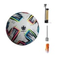 thumbnail image 1 of High-Quality PU Football - Waterproof & Wear-Resistant, Professional Design for Training & Competition, Includes Pump, Needle & Net Bag - Euro 2020 Style, 1 of 7