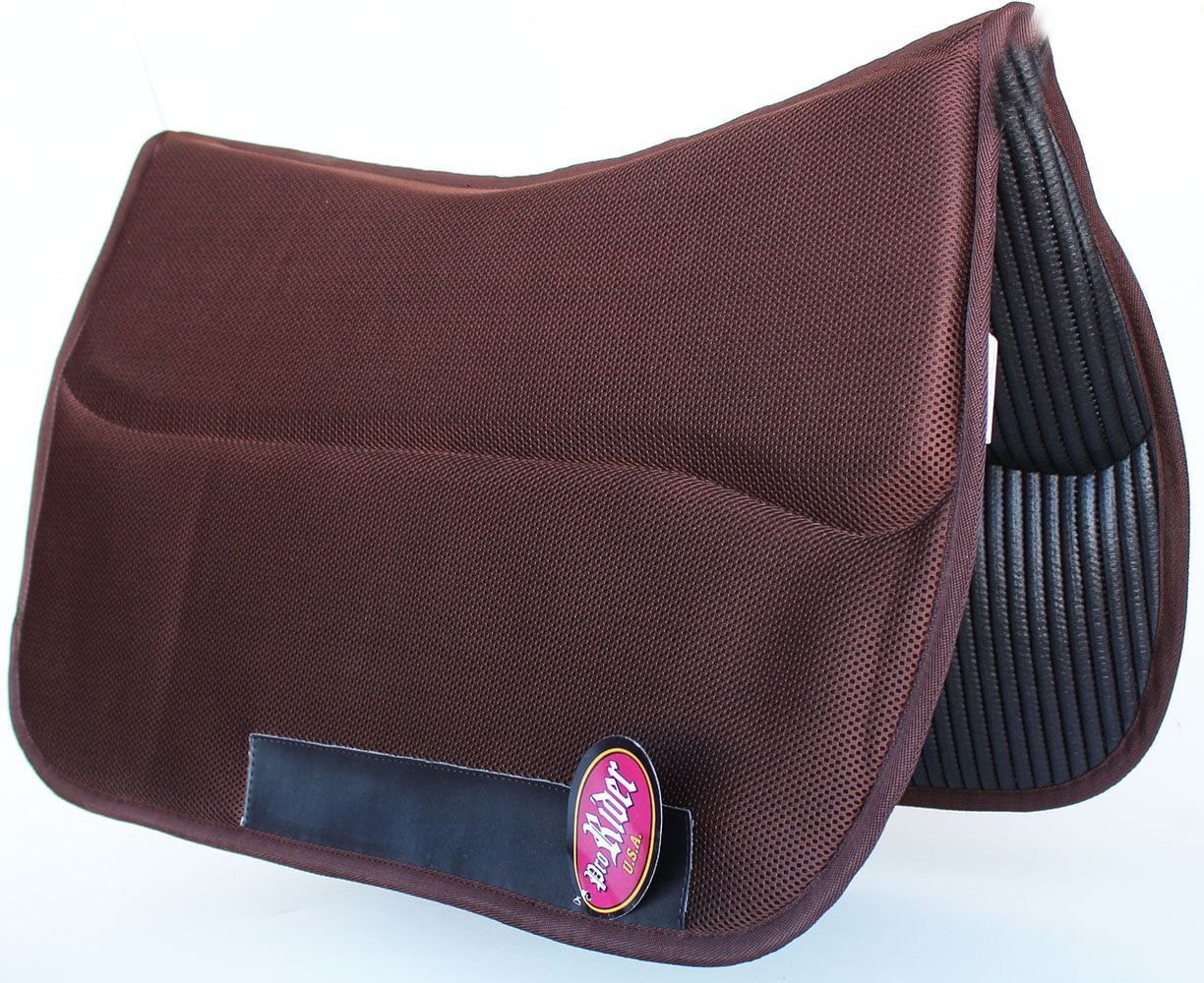 Horse English Endurance NonSlip Neoprene Dressage Saddle Pad Brown