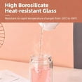 thumbnail image 4 of 2026 Upgraded Glass Tea Infuser, 3-in-1 Design Double Layer Borosilicate Glass Infuser Mug with Built-in Strainer for Tea Water Separation & Loose Leaf Brewing, 4 of 8