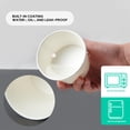 thumbnail image 4 of Recipientes para sopa Jolly Party, papel de 8 onzas, 50 unidades, con tapas, color blanco, 4 of 8