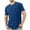 Dark Blue, variant on George Round-Neck Men's and Big Men's Cotton T-Shirts,Short Sleeves Crewneck Tee,Army Green,XL