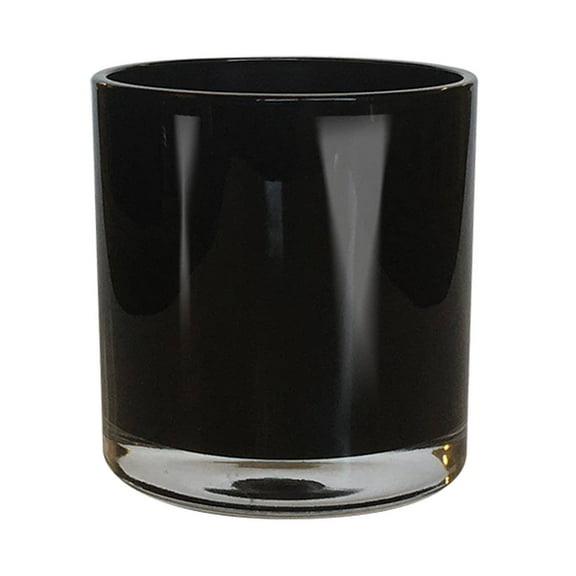 9 oz. Monticiano Black Empty Candle Jar candle vessels for DIY candle-making projects (Box of 12) FREE SHIPPING