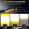 thumbnail image 2 of Faros De Lupa Led Auxiliar Luz Tres Color Auto Moto 180w Par, 2 of 8