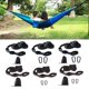 thumbnail image 2 of 2Pcs Adjustable Outdoor Hammock Strap Thick Camping Hammock Tree Strap Belts Hanging Tree Rope Hammock Accessories orange, 2 of 4