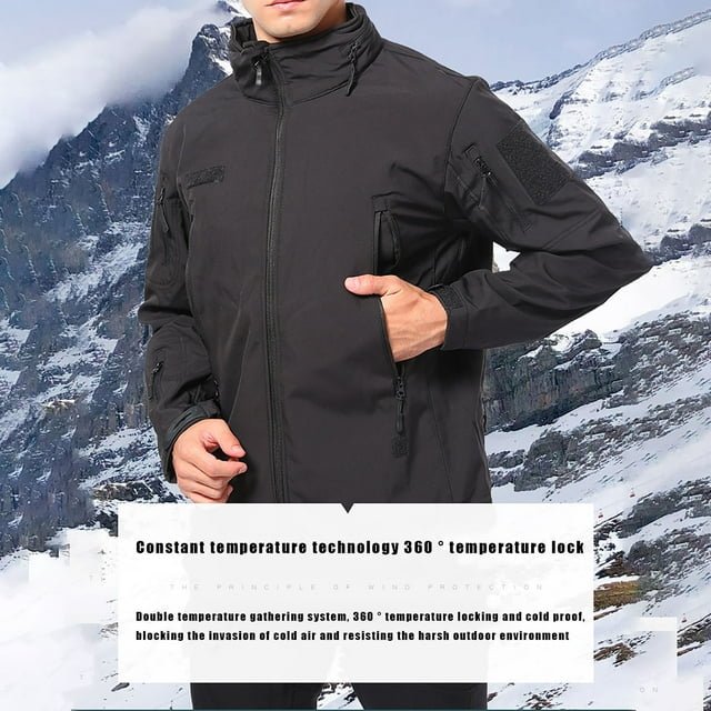 WREESH Mens Autumn Casual Waterproof Quick-drying Breathable Sport Outdoor Coat
