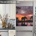 thumbnail image 6 of Coolnut Elephant Dishwasher Magnet Cover, Magnetic Refrigerator Panel Decal Wash Machine Front Door Decorative Cover for Home Kitchen Farmhouse Decor, 23"x 26", 6 of 6