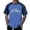 Blue, variant on Men Techwear Casual Raglan T Shirt for Everyday Wear with Lux Milk Silk and All-Season Comfort Men's Loose Fit Shirts