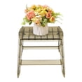 thumbnail image 4 of 2 Step Portable Folding Step Stool with Anti-Slip Pedals, Step Ladder Hold up 110lbs for Home, Office, Kitchen (Clear Coffee), 4 of 23