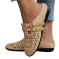 thumbnail image 3 of Sngxgn Women’s Flats Shoes Comfortable Slip On Casual Ballet Flats Dress Shoes Flats(Khaki,42), 3 of 7