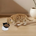 thumbnail image 3 of Cat Ear Neck Protective Bowl with Angled Design for Indoor Use Smooth Easy Clean Pet Feeding Solution, 3 of 4