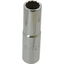 9/16", 1/2" Drive, Deep Hand Socket