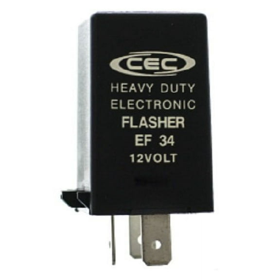 EF34 Electronic Turn Signal Flasher Relay 3 Prong