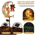 thumbnail image 4 of Solar Christmas Crescent Garden Light Warm Glow, Garden Solar Lights For Patio Cozy Christmas Eve Atmosphere (Winter Chapel), 4 of 7