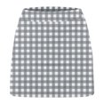 thumbnail image 4 of HomeGardon Back to School Skirts for Girls Girl Skort Fashion Grids Loose High Waist A-line Fake Two Piece Sports Pants Skirt Half Body Skirt, 4 of 7