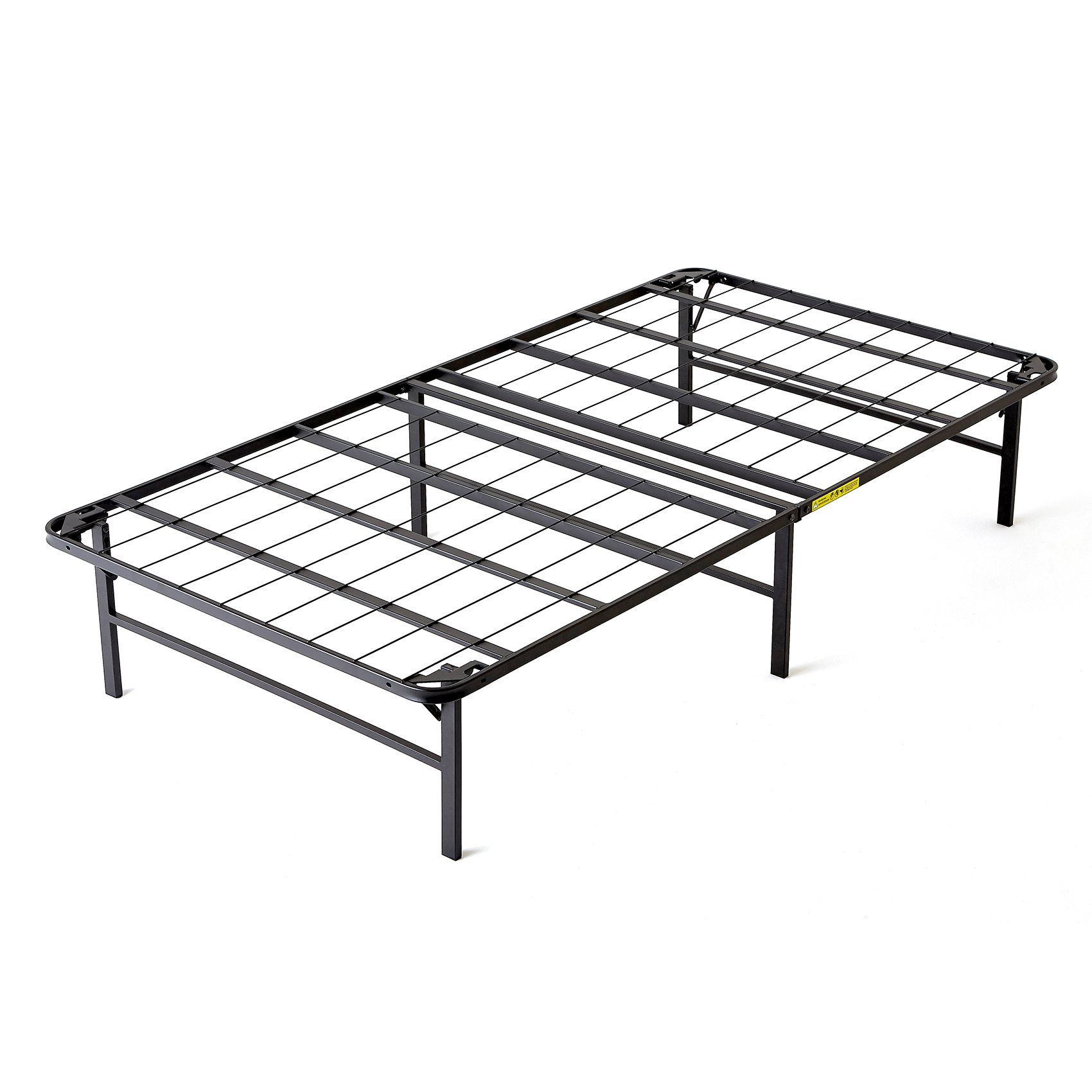 intelliBASE Lightweight Easy Set Up BiFold Platform Metal Bed Frame