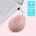 thumbnail image 4 of Cute Animal Wireless Mouse Cartoon Hamster Shape Mini Travel Mouse 1200DPI Novelty Portable Optical Unique Small Cordless Mice with USB Receiver for Computer Laptop PC for Kids, 4 of 6