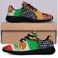 thumbnail image 3 of American flag Grown With Mexican Roots Shoes Sneakers for Women Men Black Size 4, 3 of 7