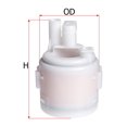 thumbnail image 1 of Filtro Para Combustible Urvan 2008 A 2011 Nissan L4 2.5L Interno SAKURA ., 1 of 3