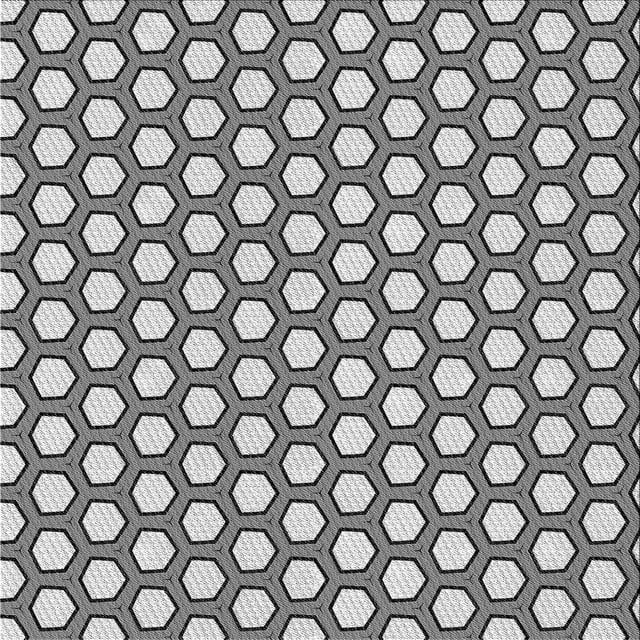 Ahgly Tapis d'Intérieur Lavable en Machine Carré Transitionnel Argent Platine Gris, 5 Pieds Carré