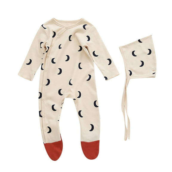 Staki Outfit Baby Holiday Sleep & Play Footed One-Piece Pajama Sleeper Organic Cotton(Blue,3-6 Months)