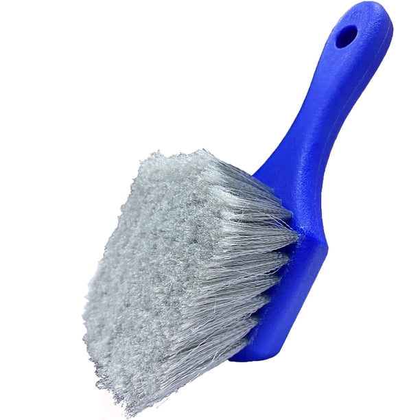 Cepillo para lavado de autos WEIHJMXG cerdas suaves azul