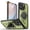 Green, variant on For Apple iPhone 16 Pro Max (6.9") Hybrid Tuff Case with Folding Stand Magnetic Holder Compatible with MagSafe [Military Shockproof] Cover ,Xpm Phone Case [ Blue ]