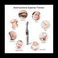 thumbnail image 4 of Recortadora de Cejas EléCtrica Depiladora Facial para Cejas Afeitadora para Mujeres Maquinilla de Afeitar CosméTicos PortáTiles Maquillaje Herramientas de Belleza, 4 of 5