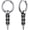 04-Steel/Bullet, variant on Skull Earrings for Women Mens Gothic Stainless Steel/Gold/Black Plated Small Hoop Punk Snake/Dragon Jewelry