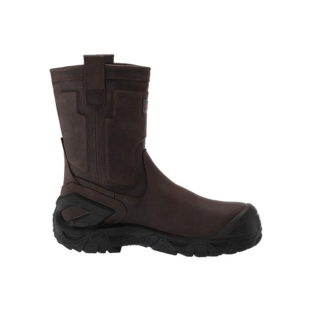 men's strongfield leather pull on waterproof comp toe work boot