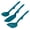 Teal, variant on Rachael Ray Tools and Gadgets 3 Piece Lazy Spoon and Flexi Turner Nonstick Kitchen Utensil Set, Burgundy