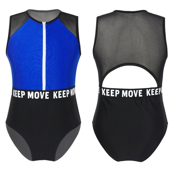MSemis Girls Ballet Dance Leotard Gymnastics Athletic One Piece Bodysuit